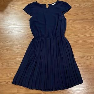 Lauren Conrad Navy Blue Dress